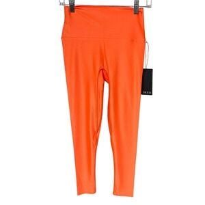 K-Deer Sneaker High Luxe in Hot Orange leggings Women's Size Medium NEW